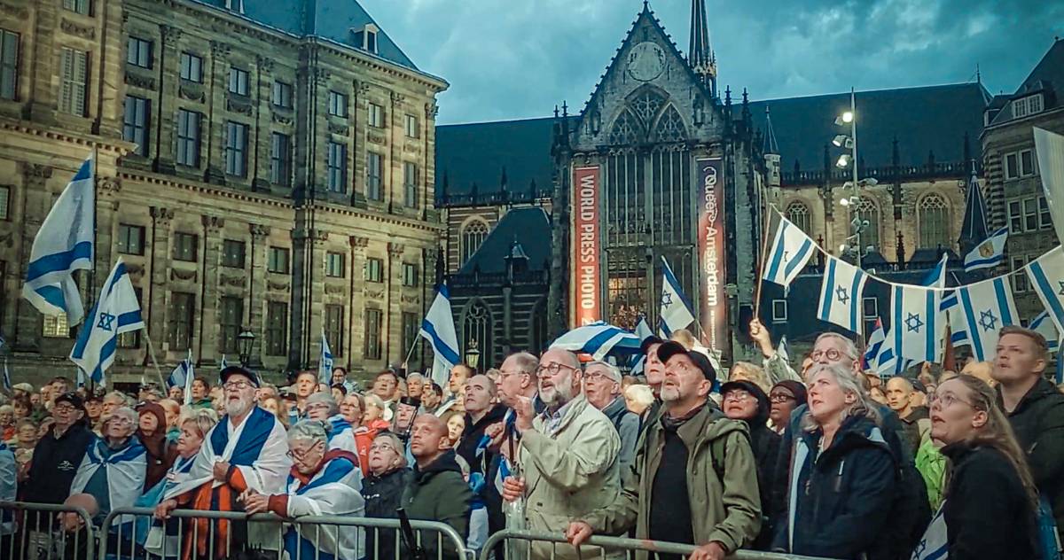 Demonstratie op de Dam
